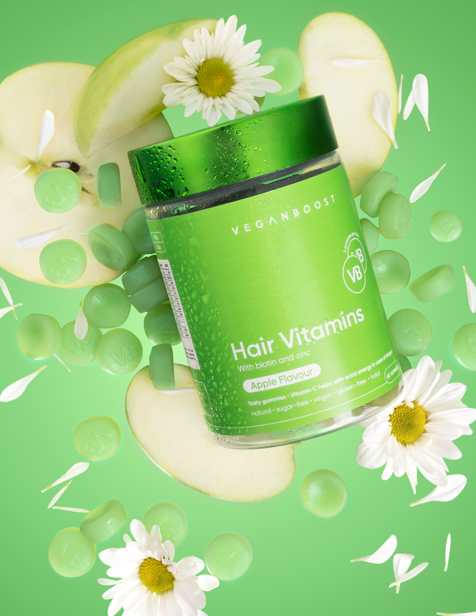 Gummy vitamins for hair