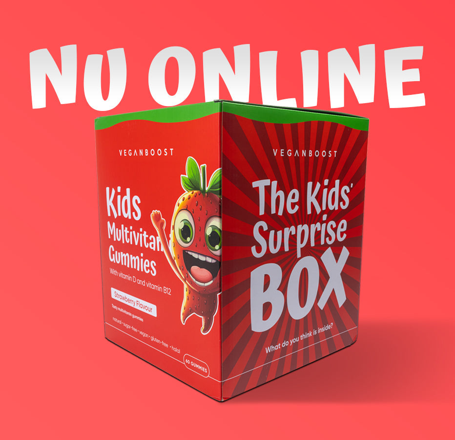 De nieuwe Veganboost Kids Box: gezonde gewoontes beginnen klein 🍓