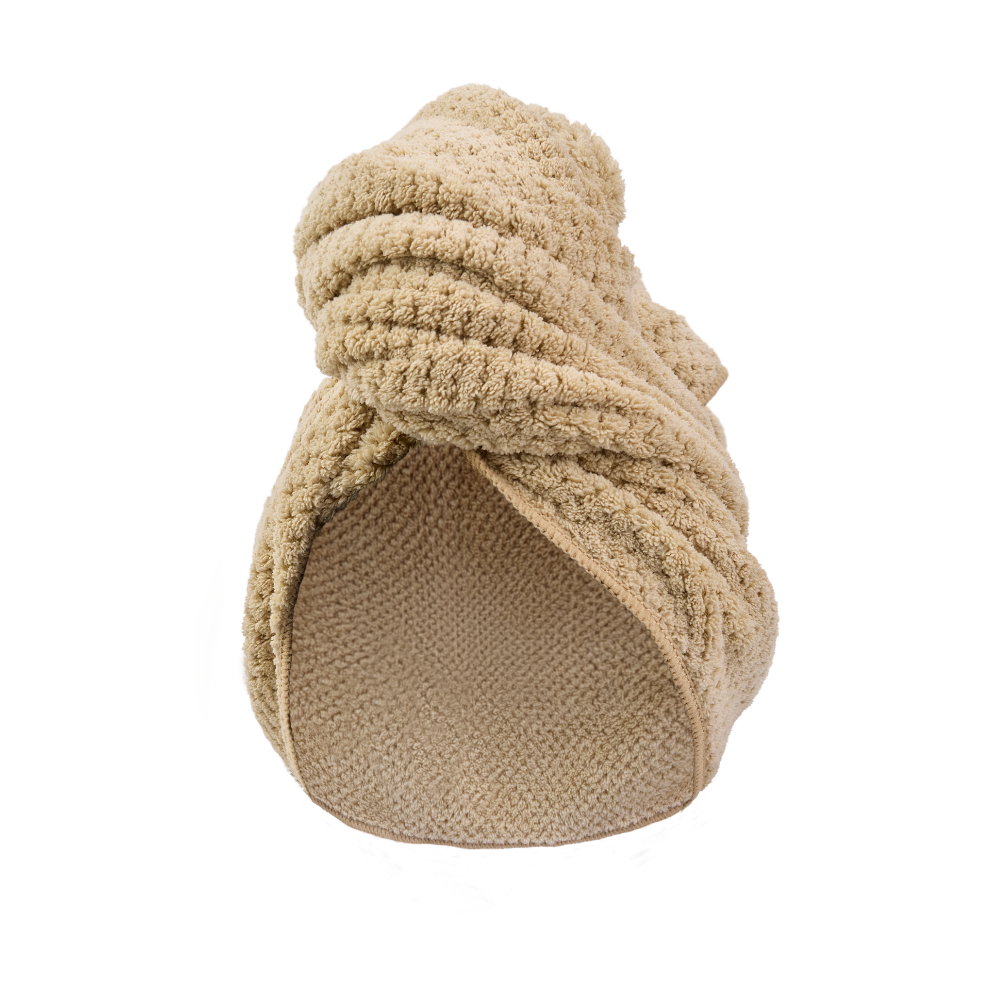 Veganboost Haarhandtuch Sandstein