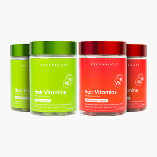 Veganboost 4er-Pack (Apfel- und Wassermelonengeschmack)