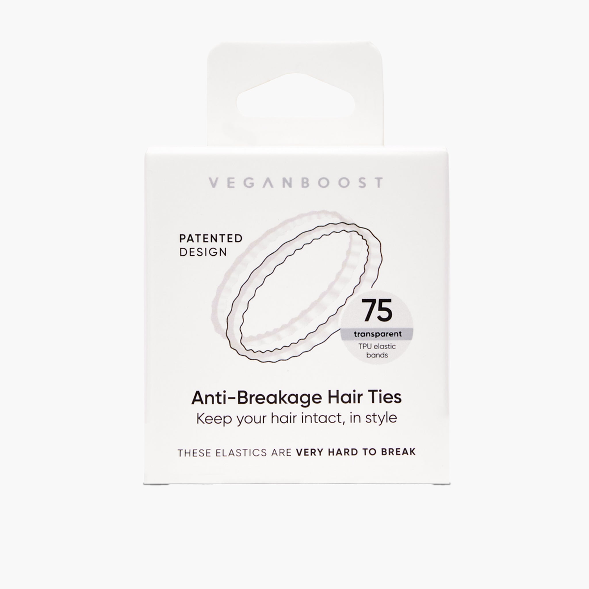 Anti-Haarbruch Haargummis transparent